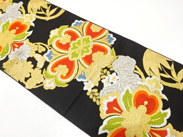 Japanese Kimono / Antique / Fukuro Obi Combined weave